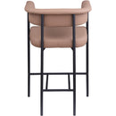 Meridian Malin Tan Vegan Leather Counter Stool IMAGE 5