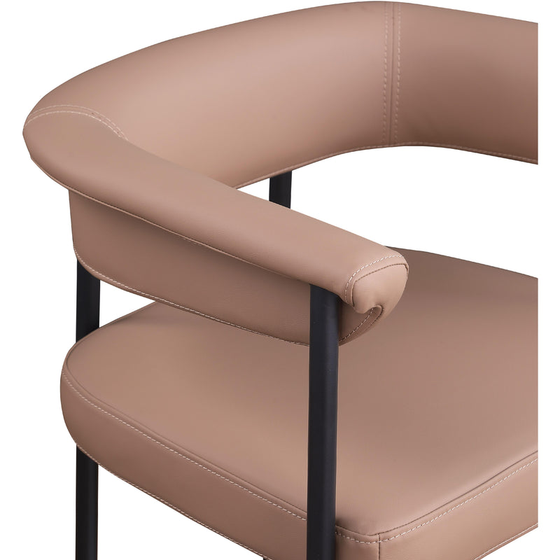 Meridian Malin Tan Vegan Leather Counter Stool IMAGE 7