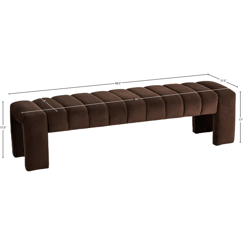 Meridian Andaz Brown Bench IMAGE 8