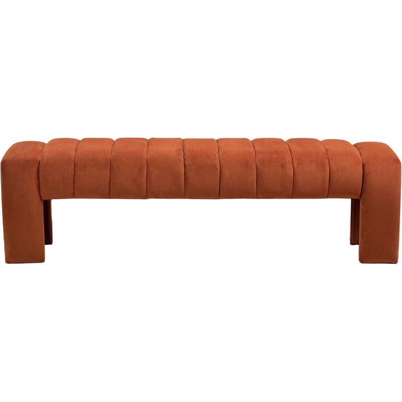 Meridian Andaz Cognac Bench IMAGE 3