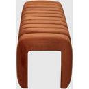 Meridian Andaz Cognac Bench IMAGE 4
