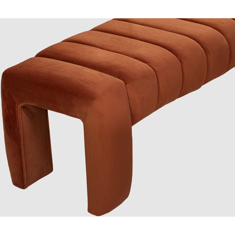 Meridian Andaz Cognac Bench IMAGE 5
