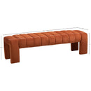 Meridian Andaz Cognac Bench IMAGE 8