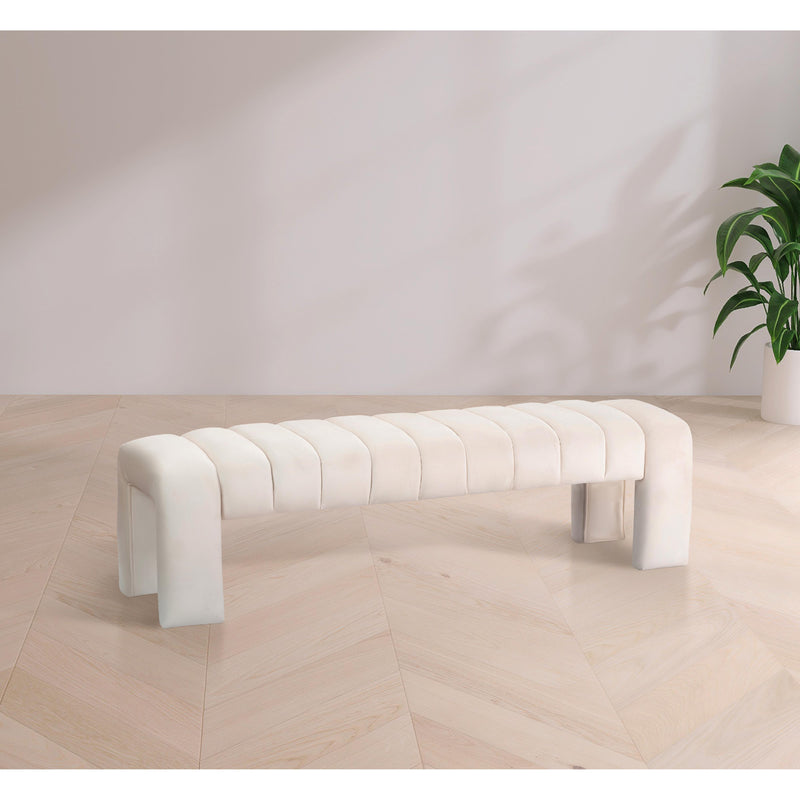 Meridian Andaz Cream Bench IMAGE 2