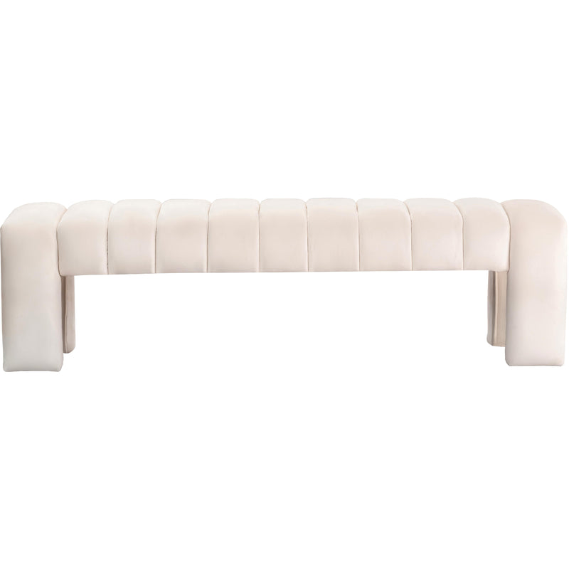 Meridian Andaz Cream Bench IMAGE 3