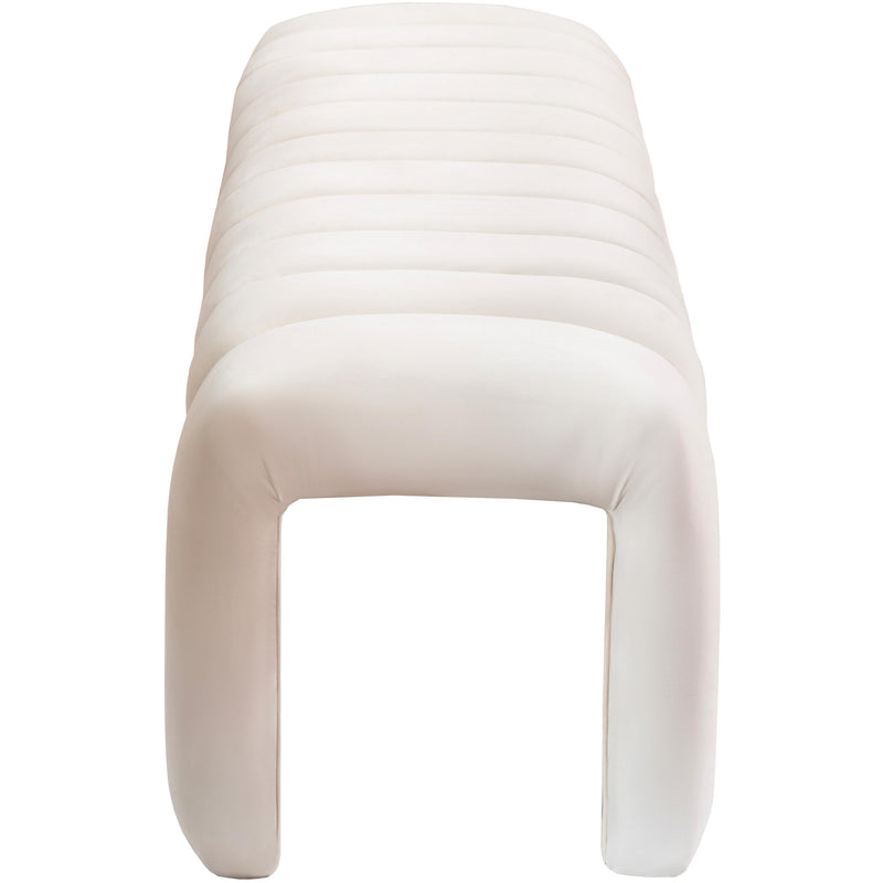Meridian Andaz Cream Bench IMAGE 4