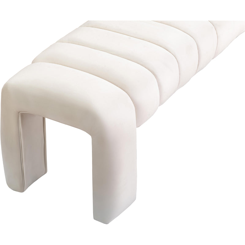 Meridian Andaz Cream Bench IMAGE 5