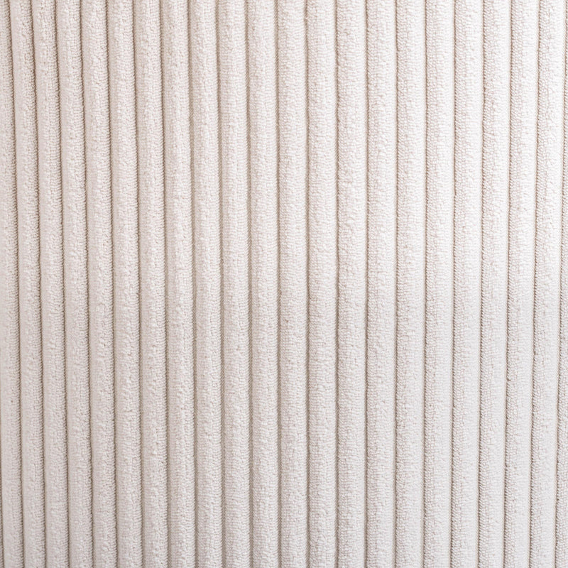 Meridian Roy Beige Microsuede Fabric Ottoman/Stool IMAGE 6