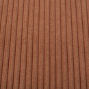 Meridian Roy Cognac Microsuede Fabric Ottoman/Stool IMAGE 6