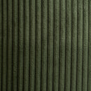 Meridian Roy Green Microsuede Fabric Ottoman/Stool IMAGE 6