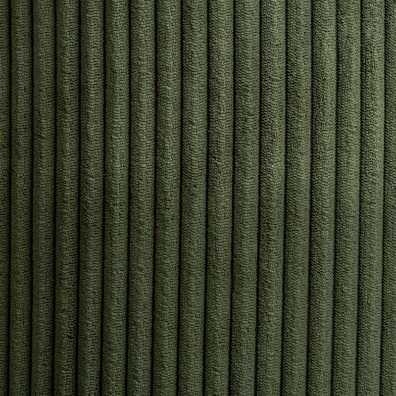 Meridian Roy Green Microsuede Fabric Ottoman/Stool IMAGE 6