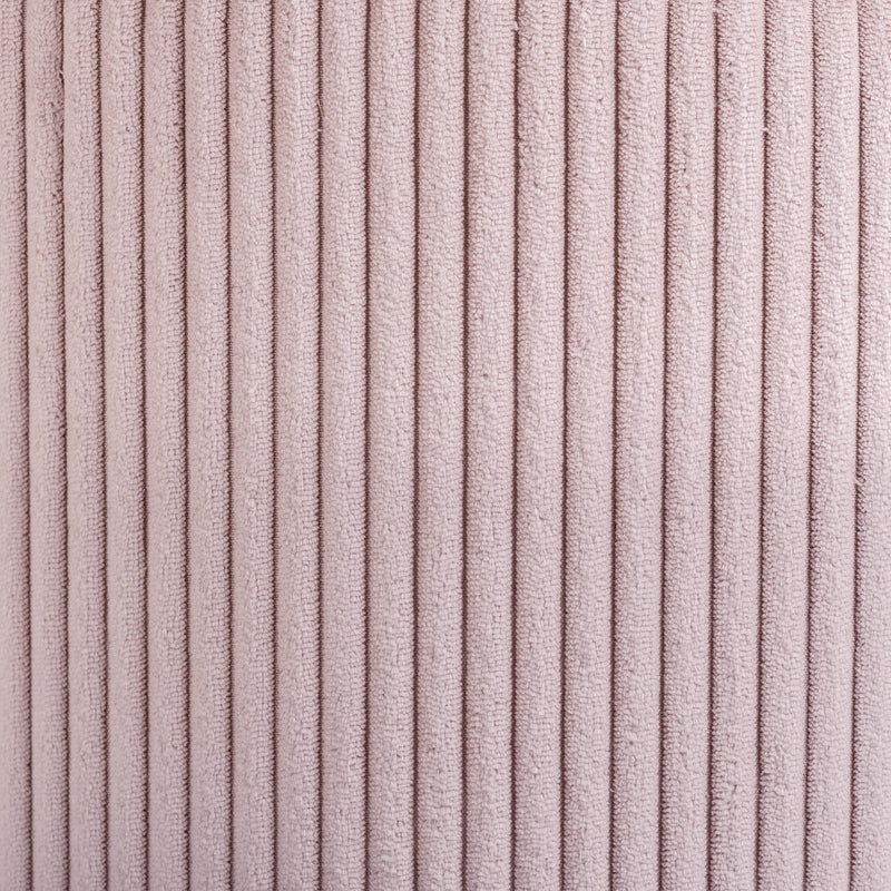 Meridian Roy Pink Microsuede Fabric Ottoman/Stool IMAGE 6