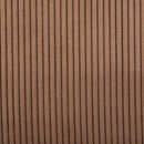 Meridian Roy Brown Microsuede Fabric Ottoman/Stool IMAGE 6