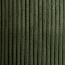 Meridian Roy Green Microsuede Fabric Ottoman/Stool IMAGE 6