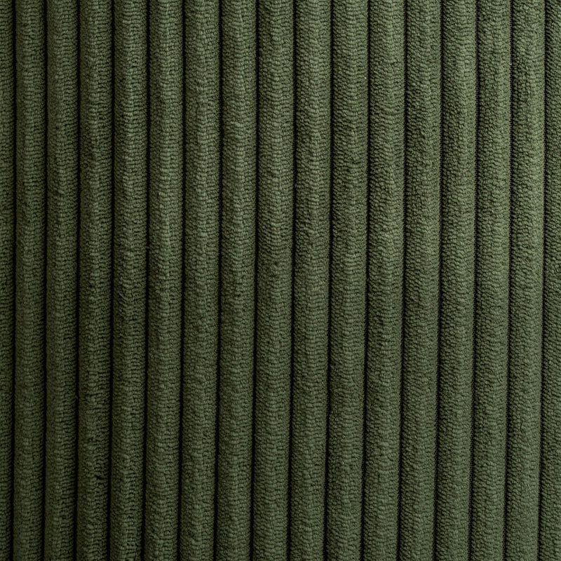 Meridian Roy Green Microsuede Fabric Ottoman/Stool IMAGE 6