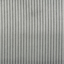 Meridian Roy Grey Microsuede Fabric Ottoman/Stool IMAGE 6