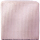 Meridian Roy Pink Microsuede Fabric Ottoman/Stool IMAGE 5