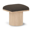 Meridian Pavilion Brown Boucle Fabric Bench/Stool IMAGE 1