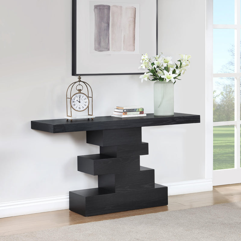 Meridian Westmount Black Console Table IMAGE 2
