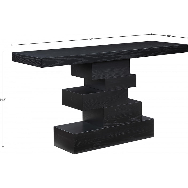 Meridian Westmount Black Console Table IMAGE 8