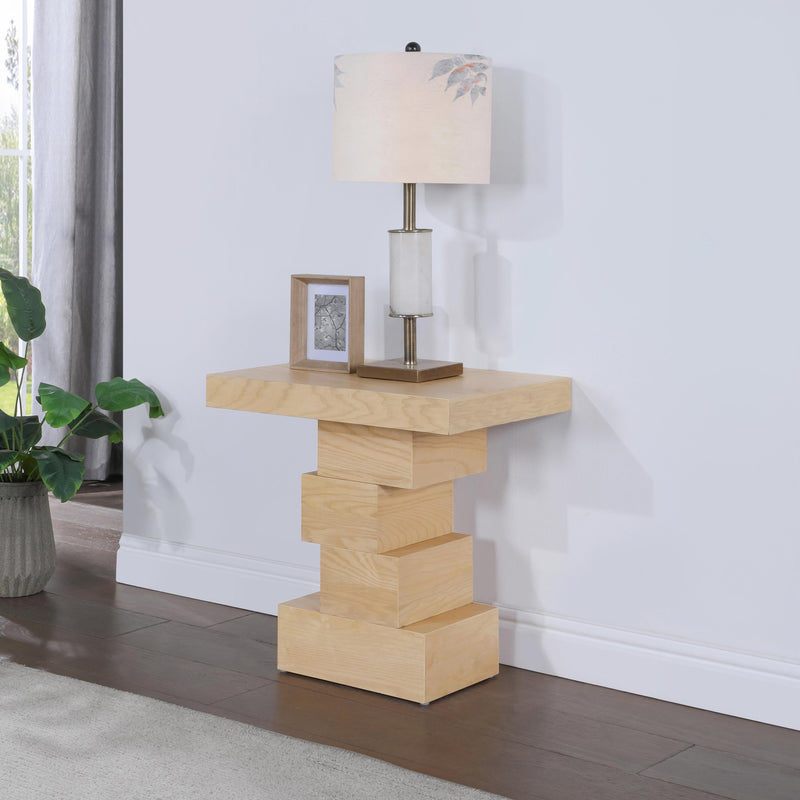 Meridian Westmount Natural End Table IMAGE 2