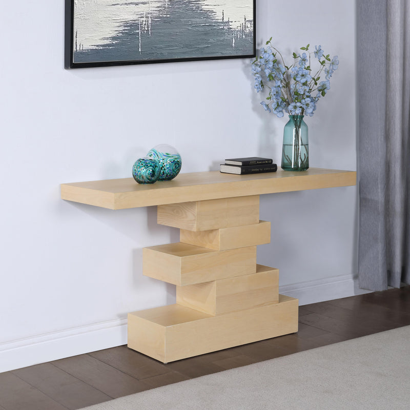 Meridian Westmount Natural Console Table IMAGE 2