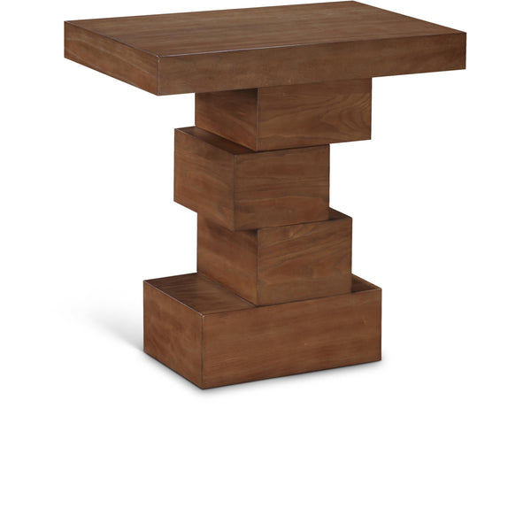 Meridian Westmount Walnut End Table IMAGE 1