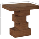 Meridian Westmount Walnut End Table IMAGE 7