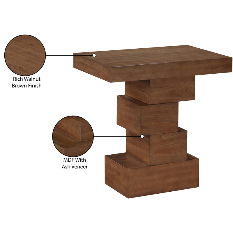Meridian Westmount Walnut End Table IMAGE 8