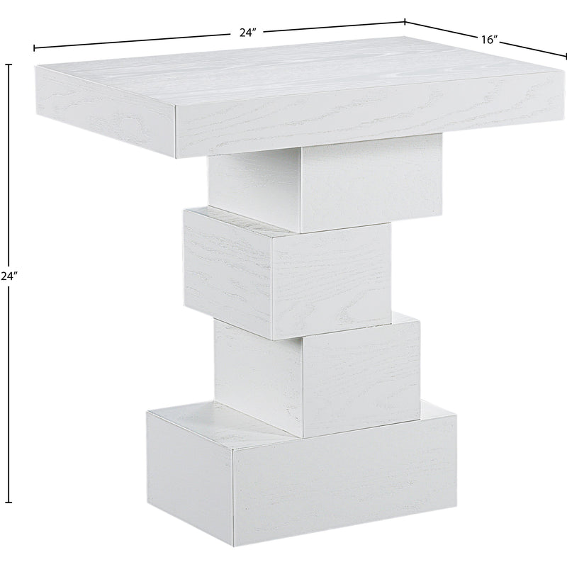 Meridian Westmount Off-White End Table IMAGE 7