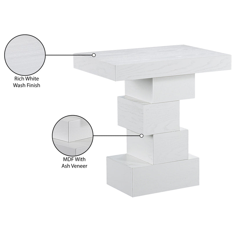Meridian Westmount Off-White End Table IMAGE 8