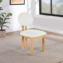Meridian Napa Cream Dining Chair IMAGE 2
