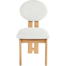 Meridian Napa Cream Dining Chair IMAGE 4