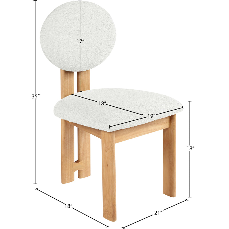 Meridian Napa Cream Dining Chair IMAGE 9
