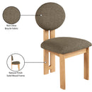 Meridian Napa Olive Dining Chair IMAGE 8