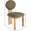 Meridian Napa Olive Dining Chair IMAGE 9
