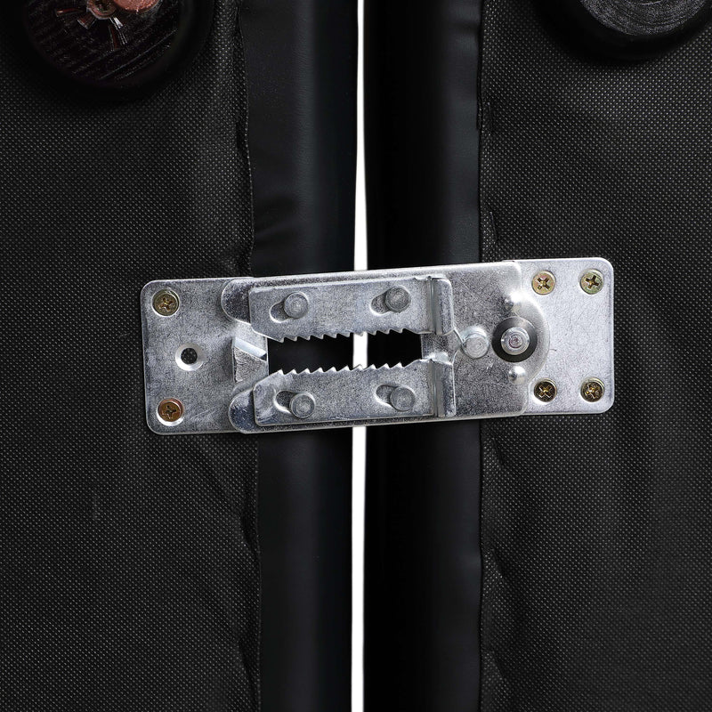 Meridian Cube Black Vegan Leather Modular Sofa IMAGE 6