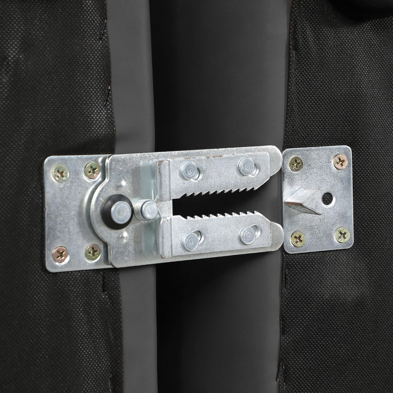 Meridian Cube Charcoal Grey Vegan Leather Modular Sectional IMAGE 6