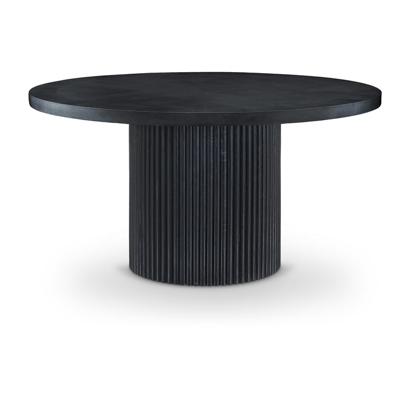Meridian Belinda Black Oak Veneer Dining Table IMAGE 1
