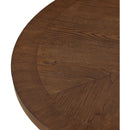 Meridian Belinda Brown Oak Veneer Dining Table IMAGE 5