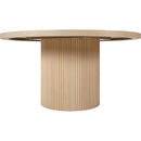 Meridian Belinda Natural Oak Veneer Dining Table IMAGE 3