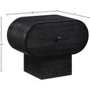 Meridian Harlow Black Night Stand IMAGE 12