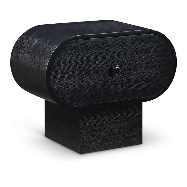 Meridian Harlow Black Night Stand IMAGE 1