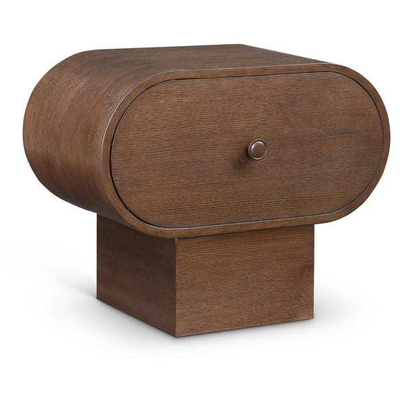 Meridian Harlow Brown Night Stand IMAGE 1
