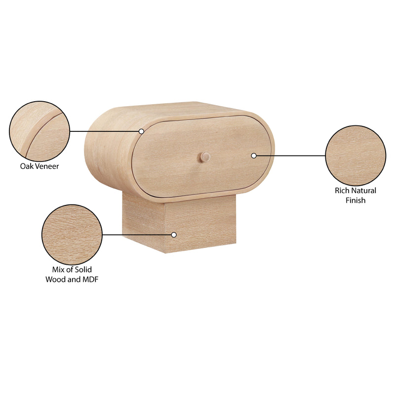 Meridian Harlow Natural Night Stand IMAGE 11