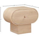 Meridian Harlow Natural Night Stand IMAGE 12