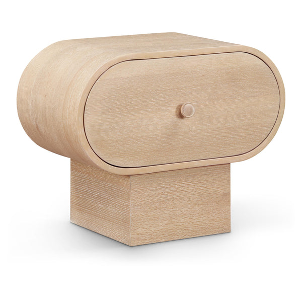 Meridian Harlow Natural Night Stand IMAGE 1