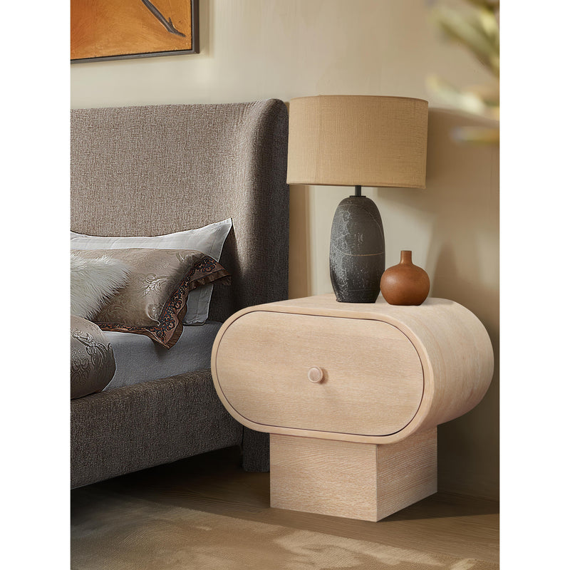 Meridian Harlow Natural Night Stand IMAGE 2
