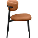 Meridian Lupita Cognac Vegan Leather Dining Chair IMAGE 5