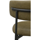 Meridian Lupita Olive Vegan Leather Dining Chair IMAGE 7